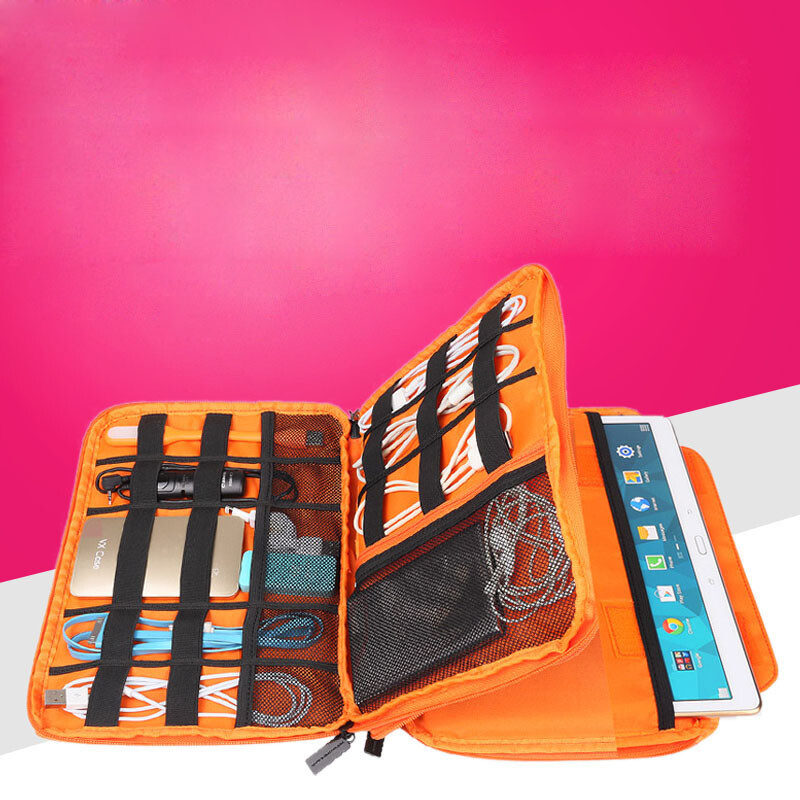 數(shù)碼配件管理利器 斐文對折拉鏈款軟性收線包評測